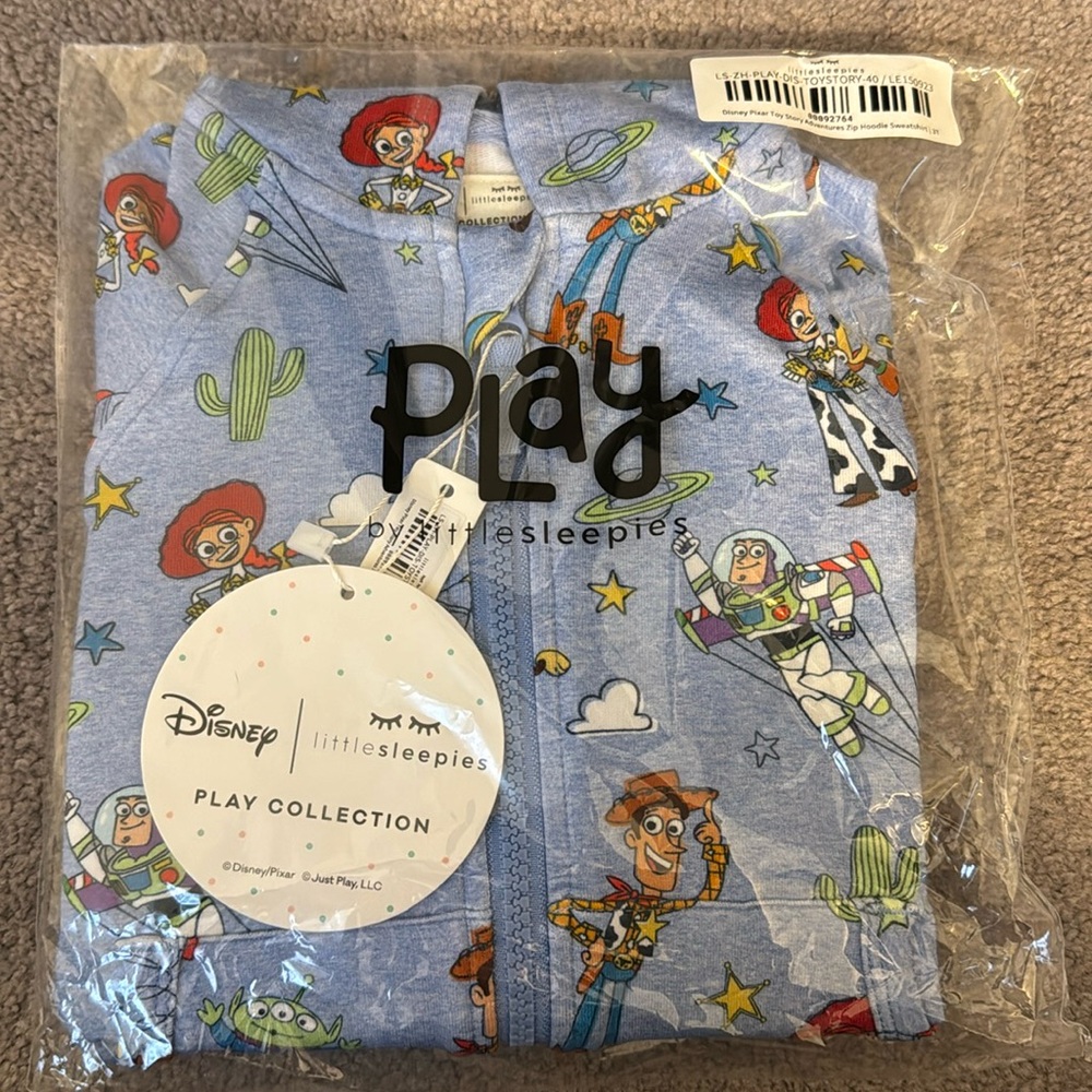 Little Sleepies Toy Story Adventures Hoodie